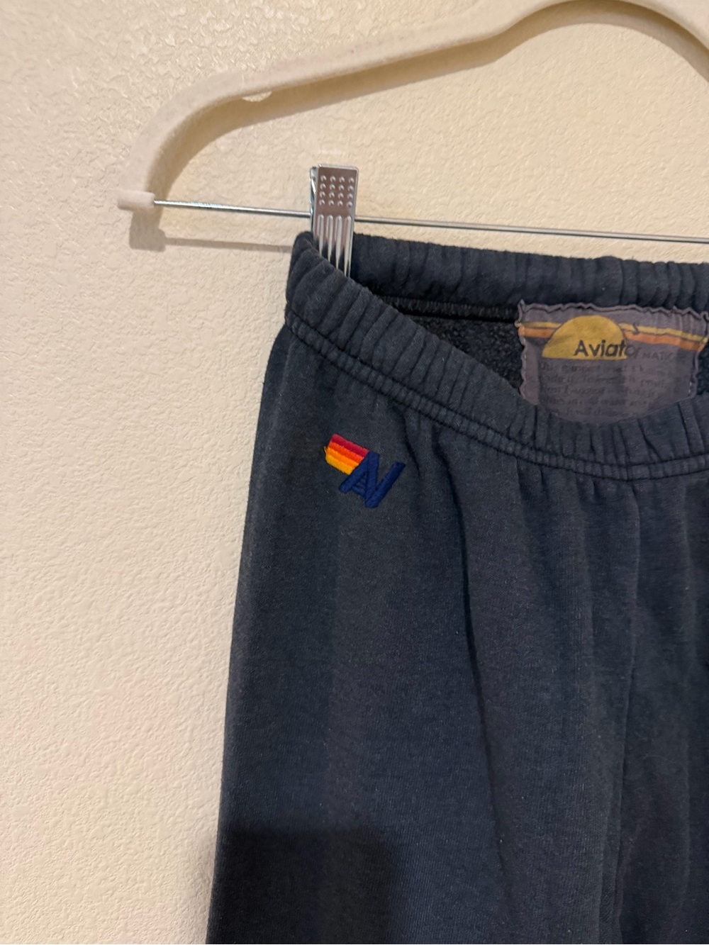 Aviator Nation Classic 5 Stripe Blue Sweatpants Size Small - Picture 3 of 6